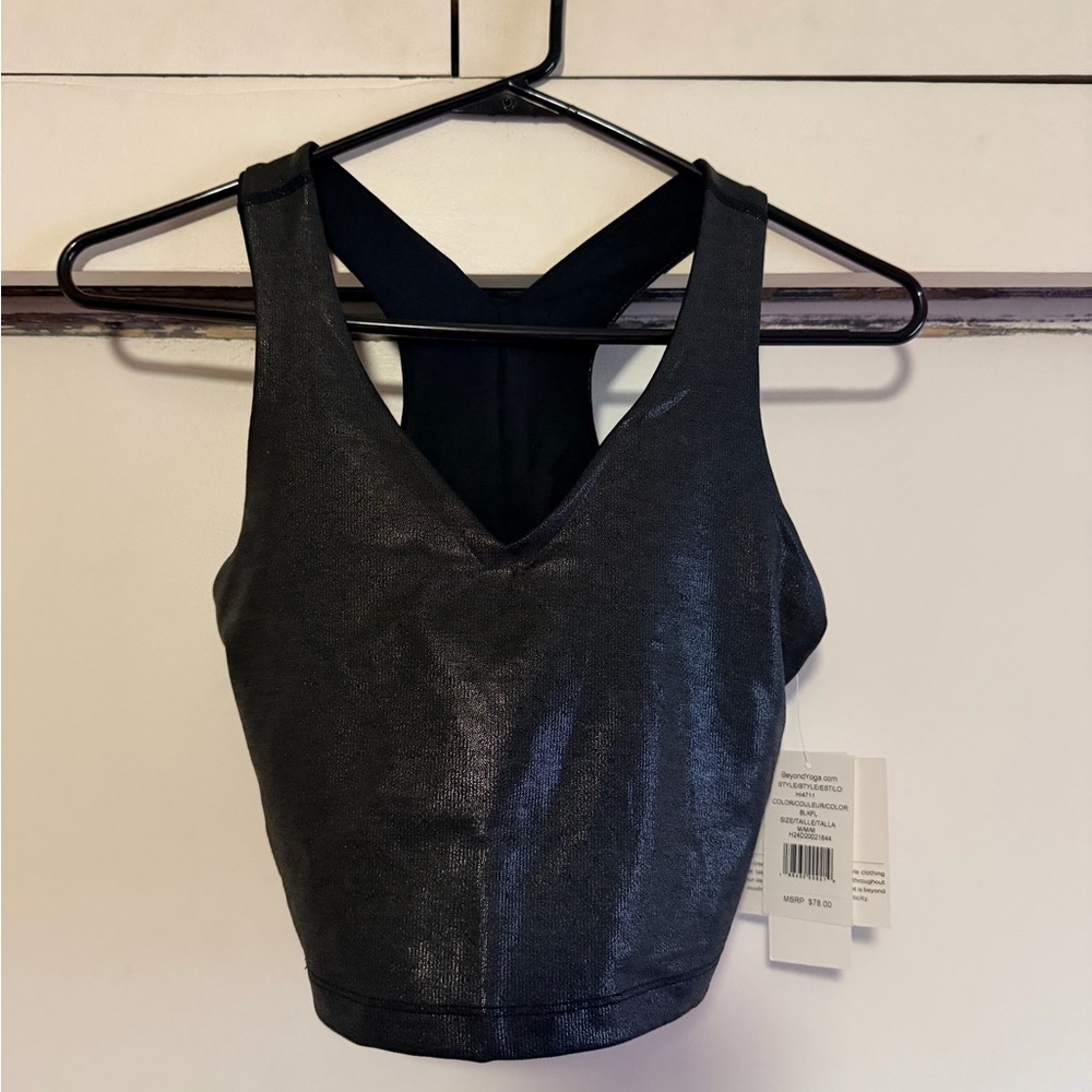 Beyond Yoga Black Top Size M NWT - Picture 2 of 4